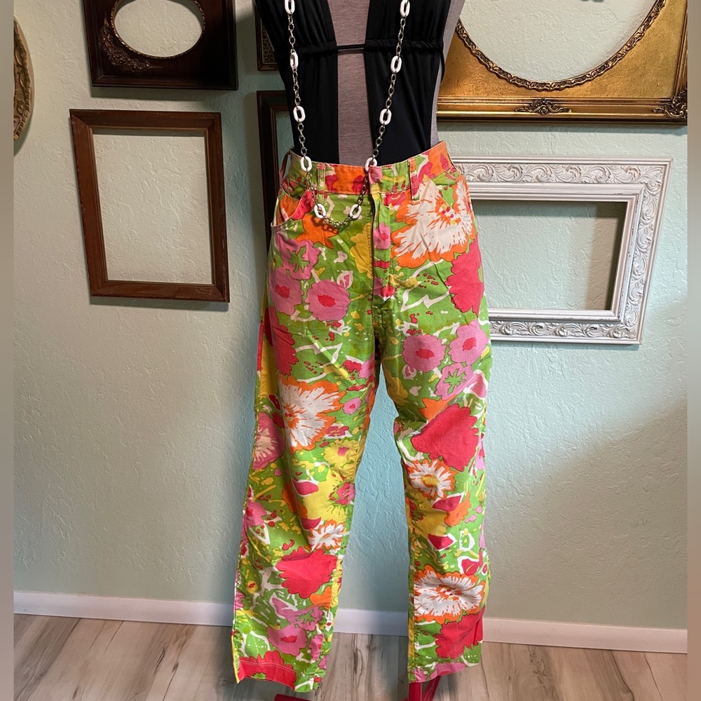 Vintage Floral Jeans
